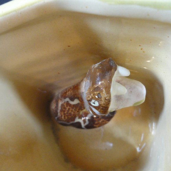 Funky Rattle Snake Porcelain Graphic Coffee Mug~Don't look inside~Cool design - Picture 7 of 7